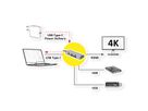 ROLINE GOLD USB Type C Docking Station, 4K HDMI, 2x USB 3.2 Gen 1 ports, 1x USB Type C PD (Power Delivery)