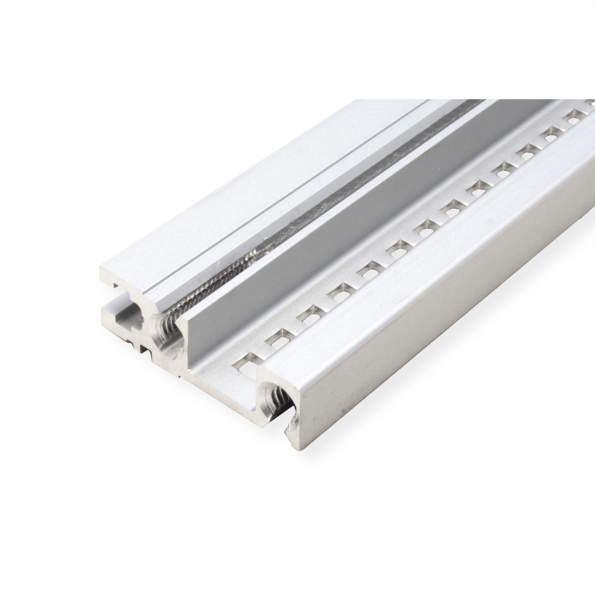 SCHROFF Horizontal Rail, Rear, Type H-ST, Heavy, Standard, 63 HP