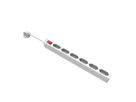 VALUE Power Strip 2-Pin Euro Type, 6-way, with Switch, white, 1.5 m