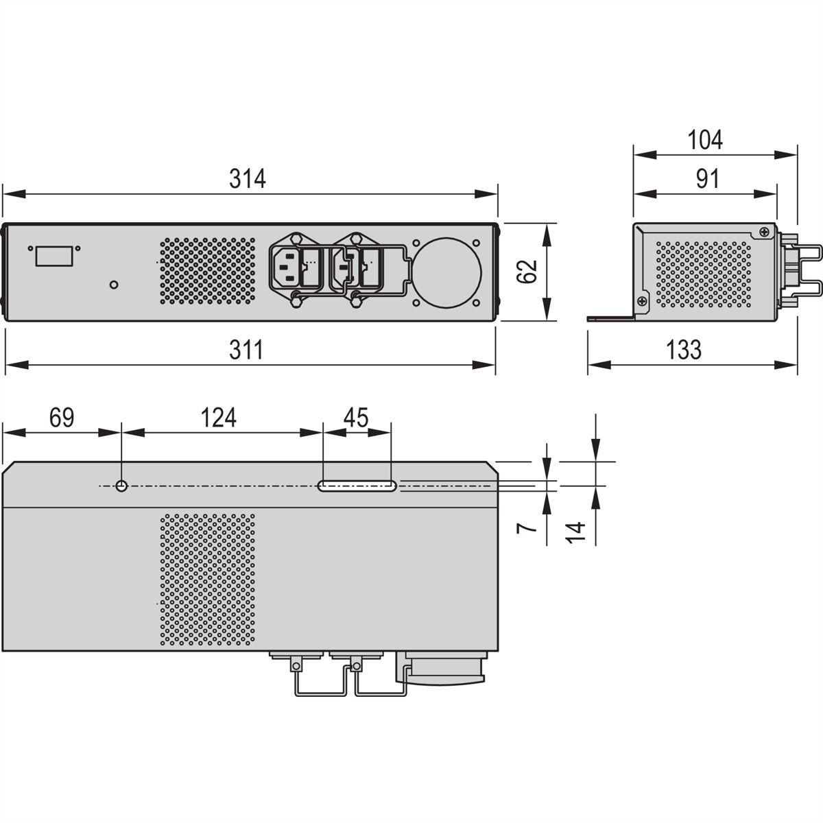 SCHROFF Varistar LHX 20 AC-Mains Switch-Over