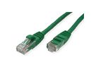 VALUE UTP Cable Cat.6 (Class E), halogen-free, green, 3 m