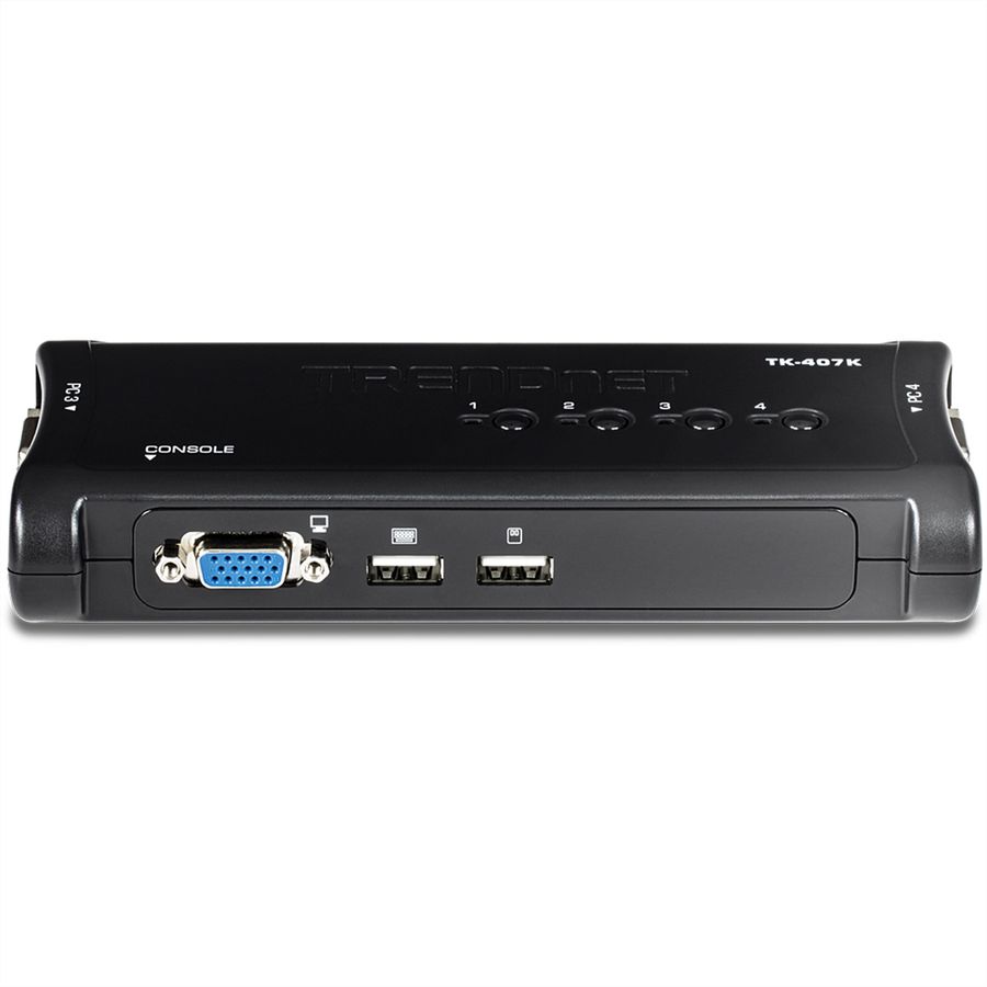 TRENDnet TK-407K KVM-switch 4-poorts USB-kit