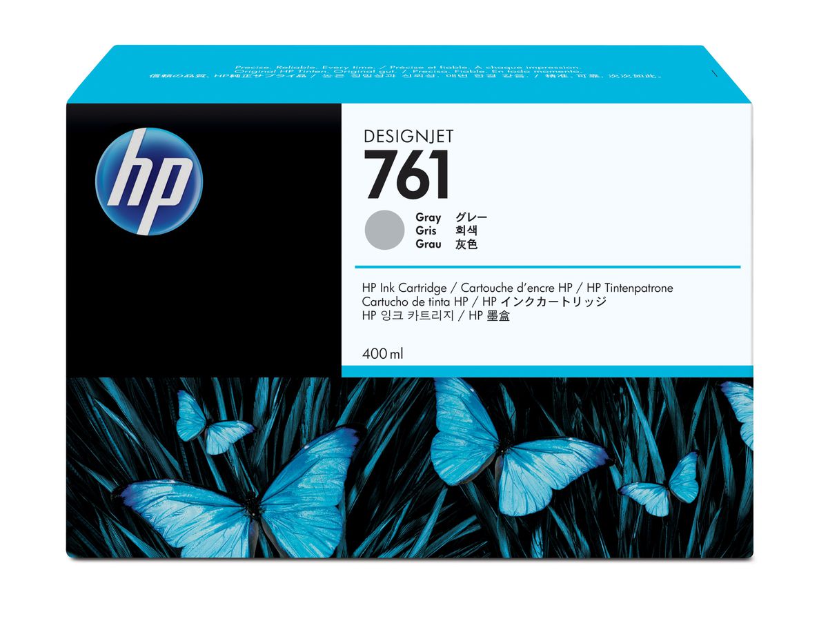 HP 761 grijze DesignJet inktcartridge, 400 ml