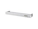 METZ CONNECT 19" paneel van 1 HE uitgerust met 24 C6A modules Cat.6A (klasse EA)