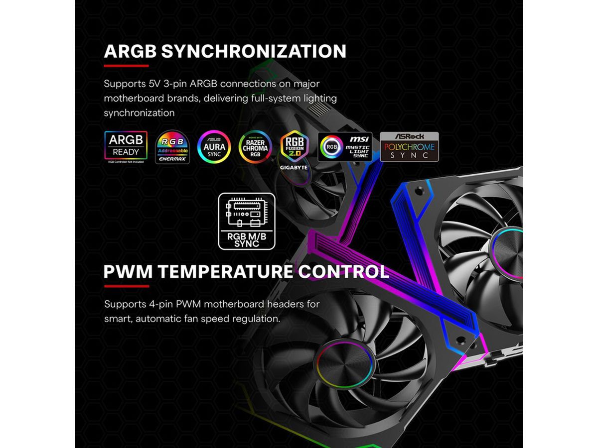 Xilence XPF120.ARGB 120mm PWM Case Fan, ARGB LED