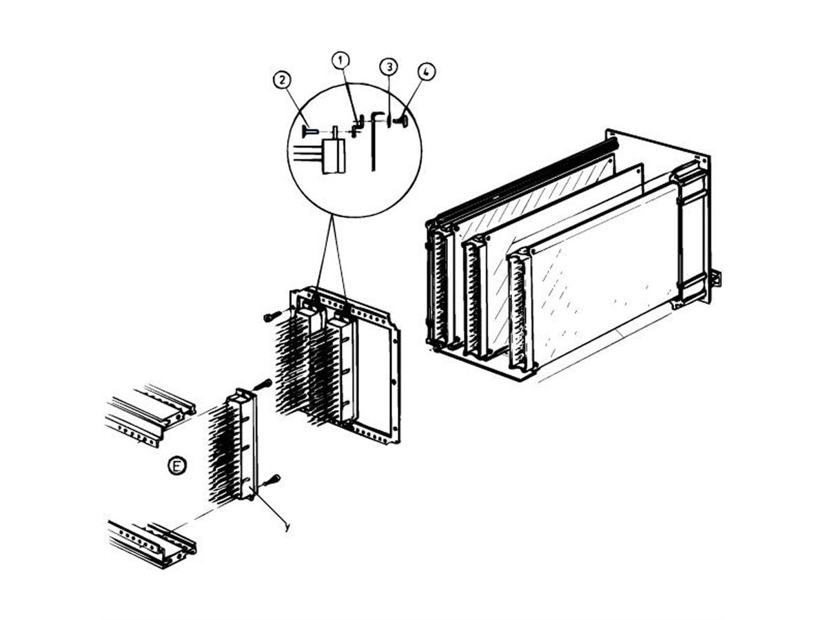 SCHROFF clamping piece (item 1) - SPANNSTUECK