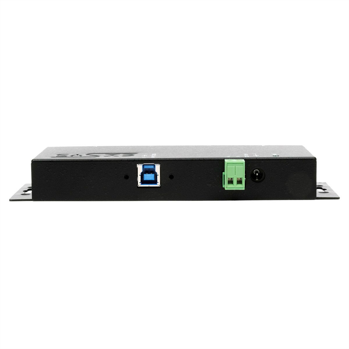 EXSYS EX-1184HMVS-2 4-poorts metalen USB 3.2 Gen1 incl. schroefbare kabel Overspanningsbeveiliging