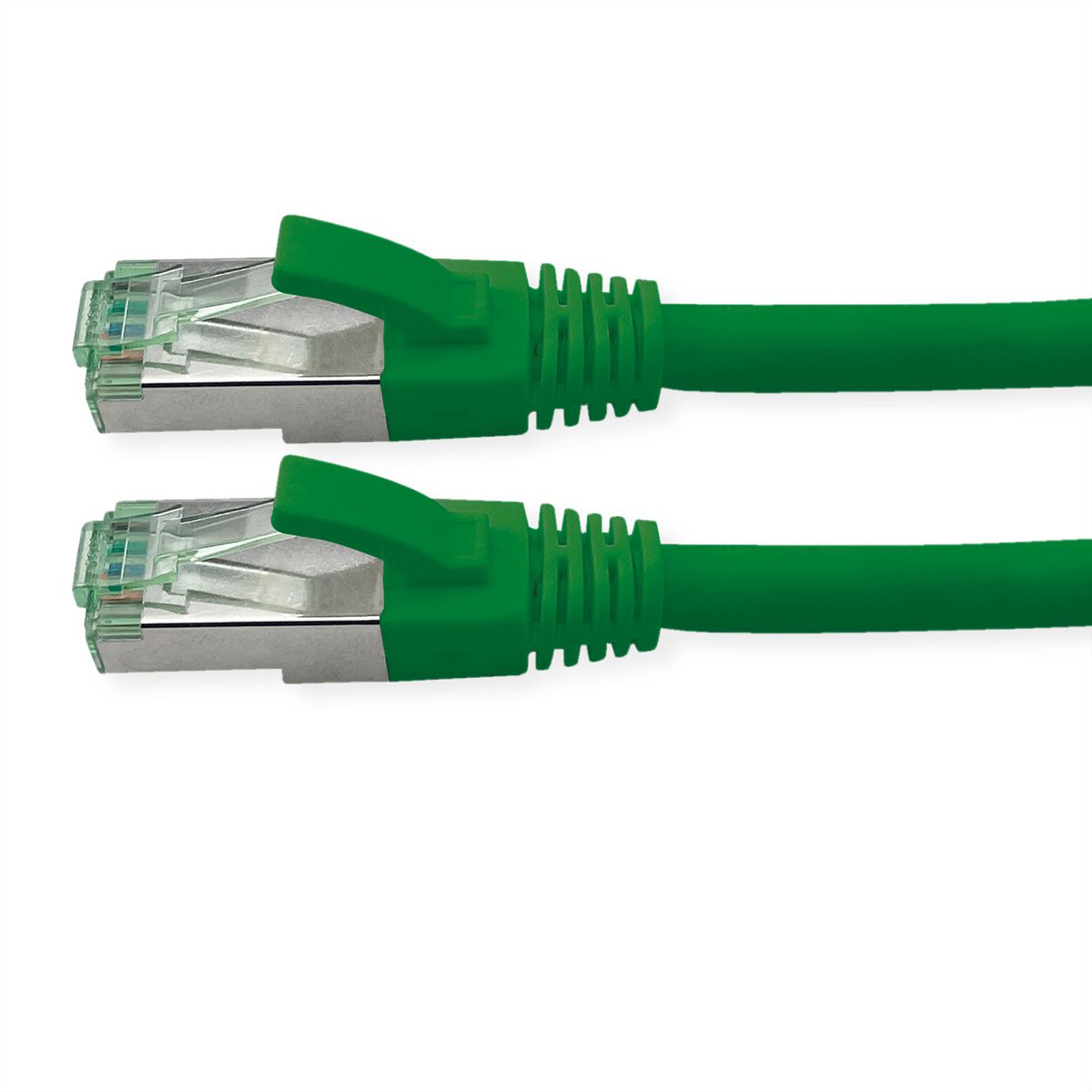 ROLINE RM Patchkabel Cat.6A S/FTP (PiMF), groen, 0,5 m