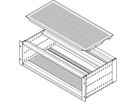 SCHROFF EuropacPRO Cover Plate for Bolting to Side Panel, 42 HP, 235 mm