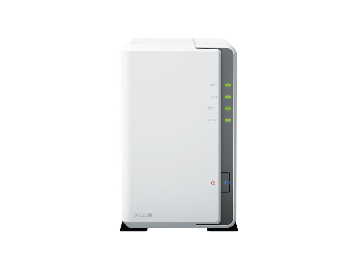 Synology DiskStation DS223J data-opslag-server NAS Desktop Ethernet LAN Wit RTD1619B
