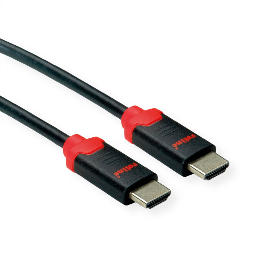 ROLINE 10K HDMI Ultra High Speed ​​Kabel, M/M, zwart, 1 m