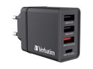 VERBATIM Ladeadapter 30W GaN schwarz