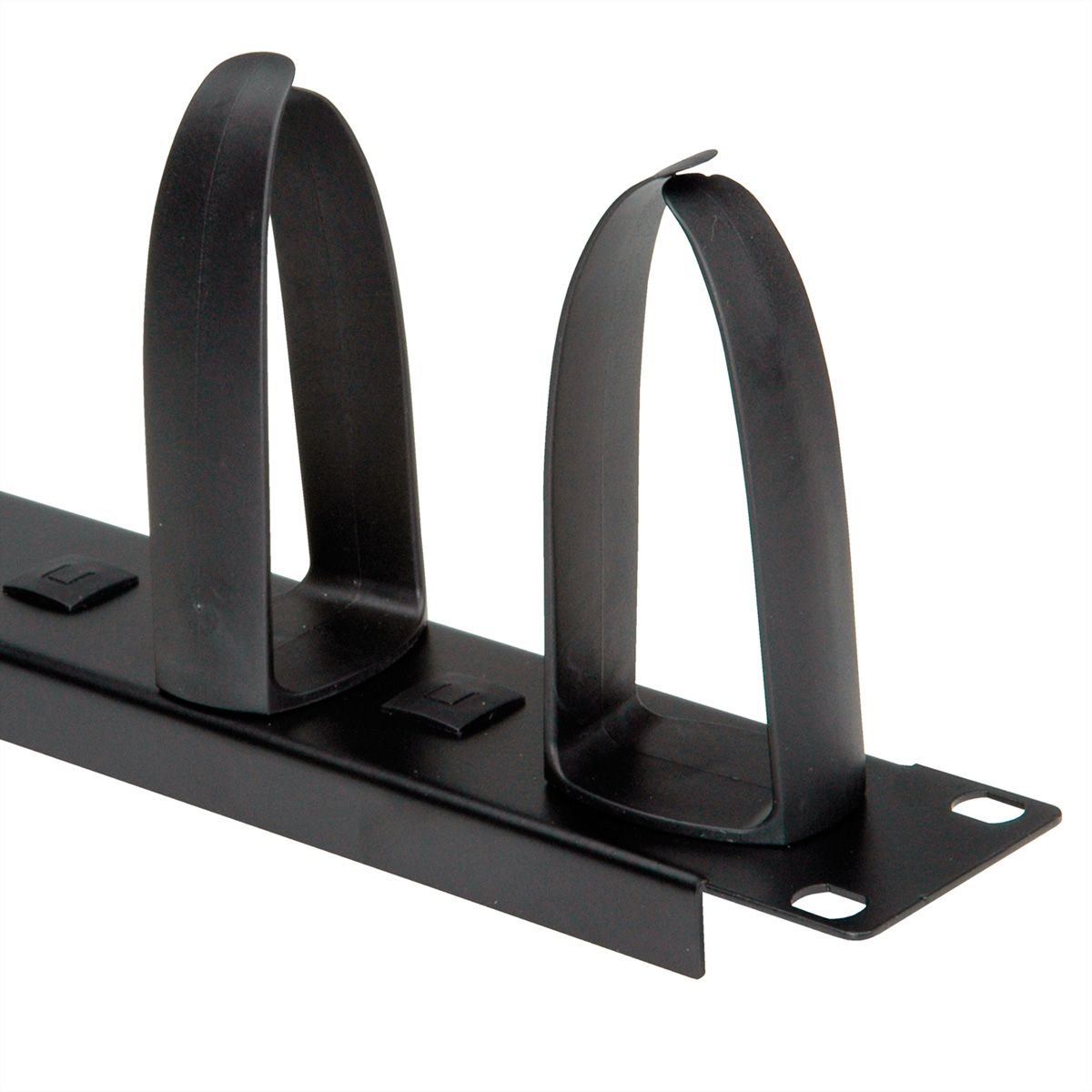 VALUE 19" Frontpaneel 1HE met 5 kabelogen, zwart