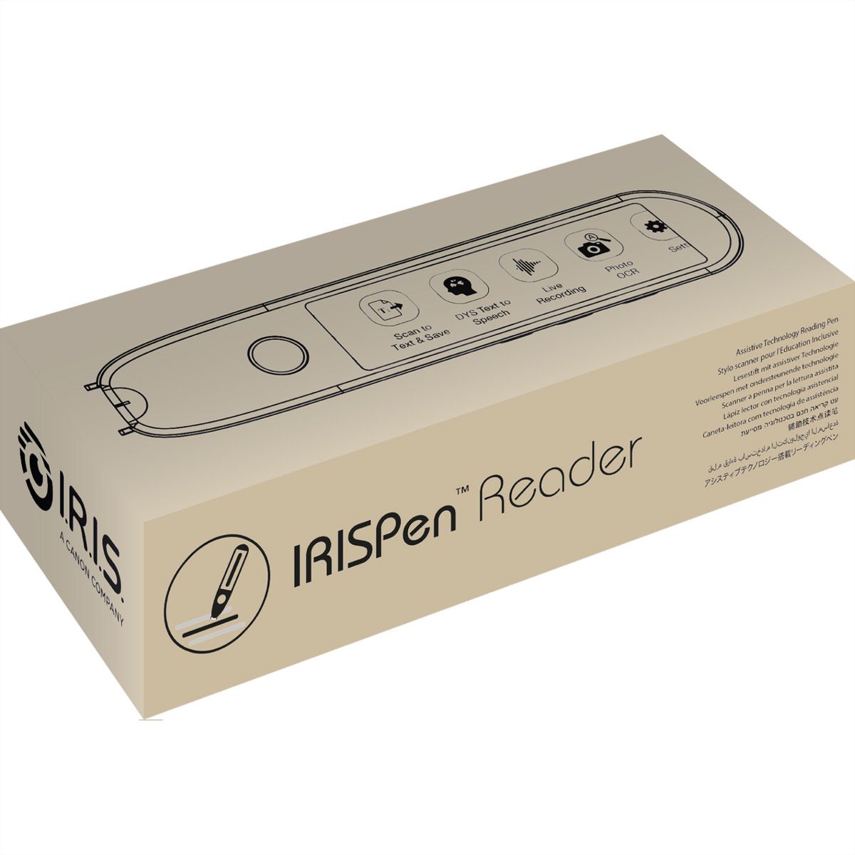 IRISPen Reader 8, Leespen met ondersteunende technologie