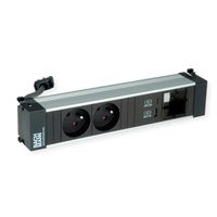 BACHMANN POWER FRAME M 2xUTE 1xCM 1xUSB A/C 22W 0.2m GST18