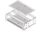 SCHROFF EuropacPRO Cover Plate for Bolting to Rugged Side Panel, 84 HP, 295 mm