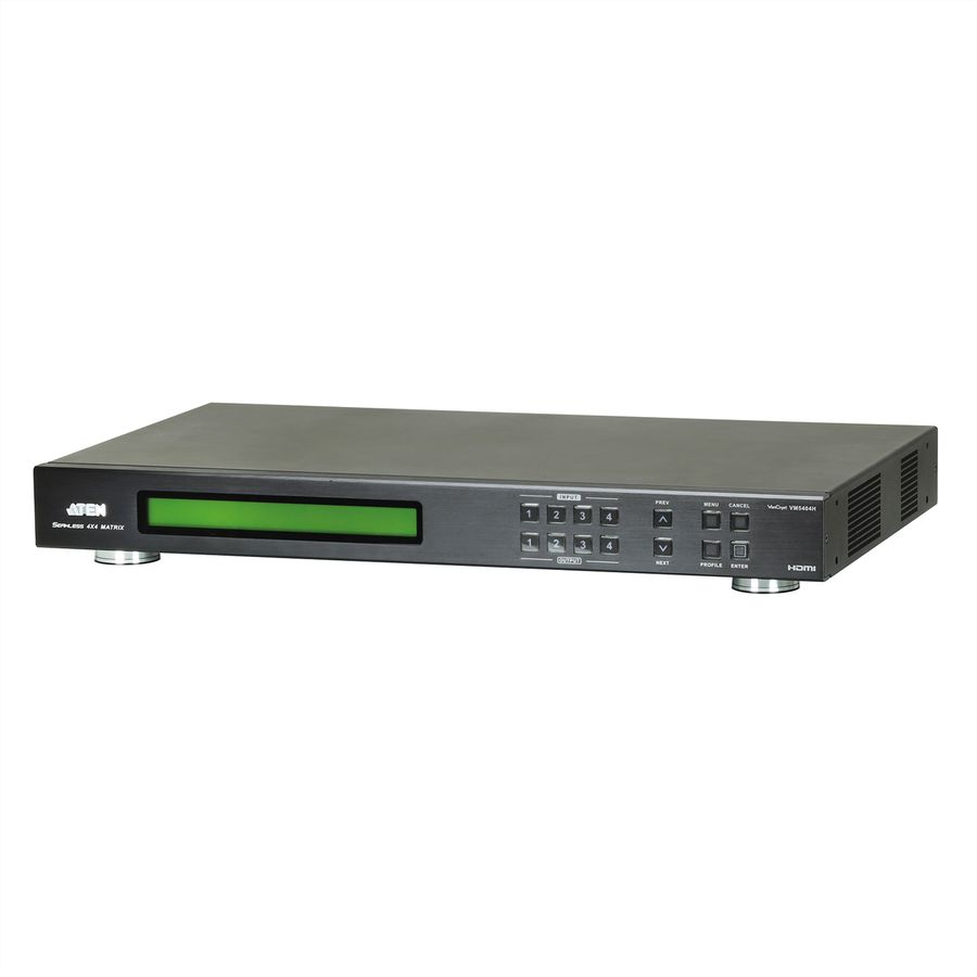 ATEN VM5404H 4x4-HDMI-Matrix-Switch mit Skalierfunktion