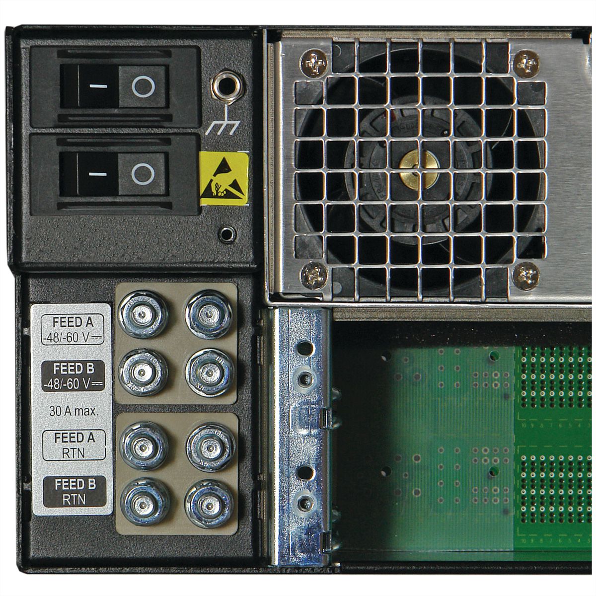 SCHROFF ATCA System 450/40 FTR Series, 2 Slot, DC, Hub/Hub, Radial IPMB