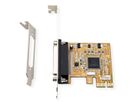 EXSYS EX-44001 PCIe x1 LP 1x parallel EPP incl. LowProfile beugel