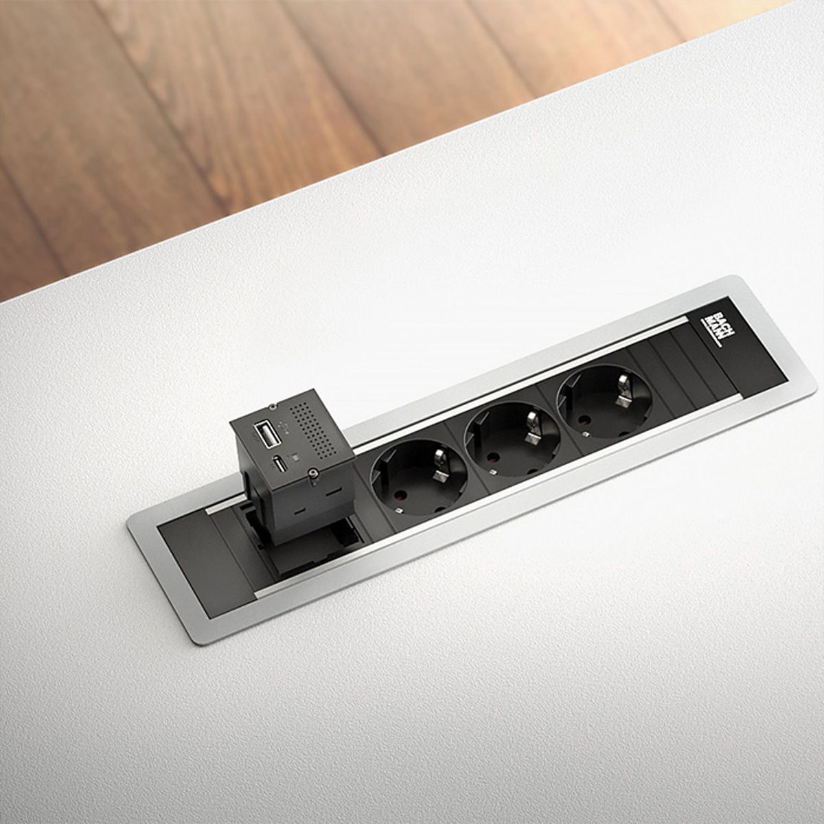BACHMANN module poortreplicator 2x USB, RJ45, Mini DisplayPort, USB-C, PowerDelivery