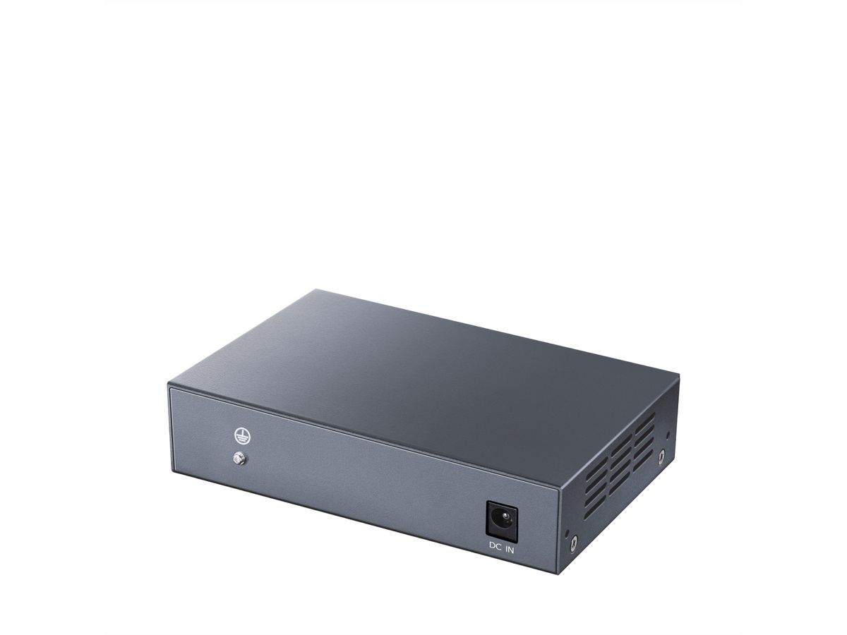 CUDY HS105 5-poorts 2.5G metalen switch