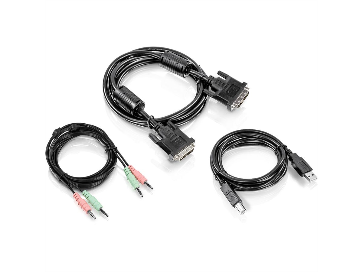 TRENDnet TK-CD06 KVM Kabel Kit 1,8m DVI-I USB Audio