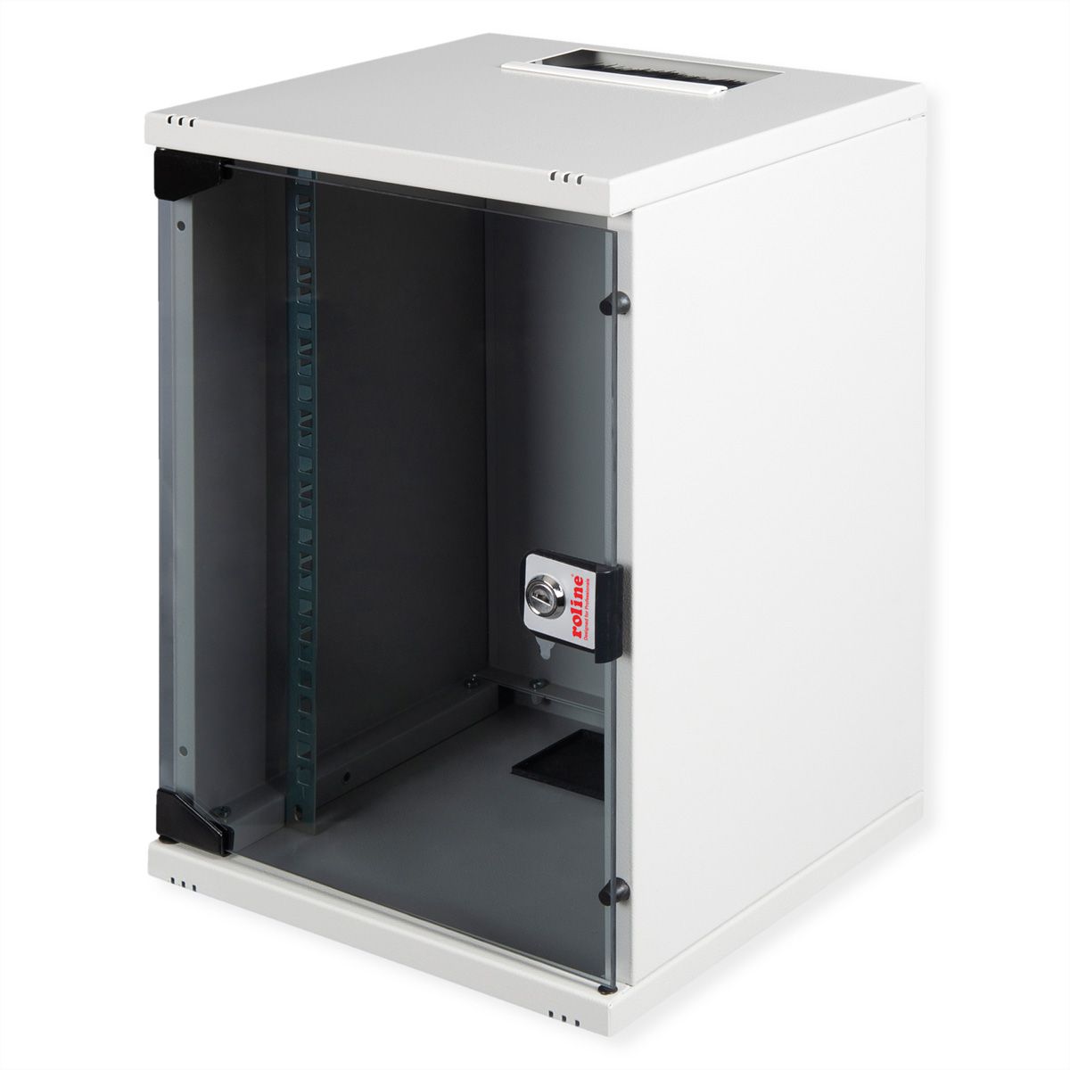 ROLINE 10-inch wandbehuizing 9 U, 312x300 BxD grijs