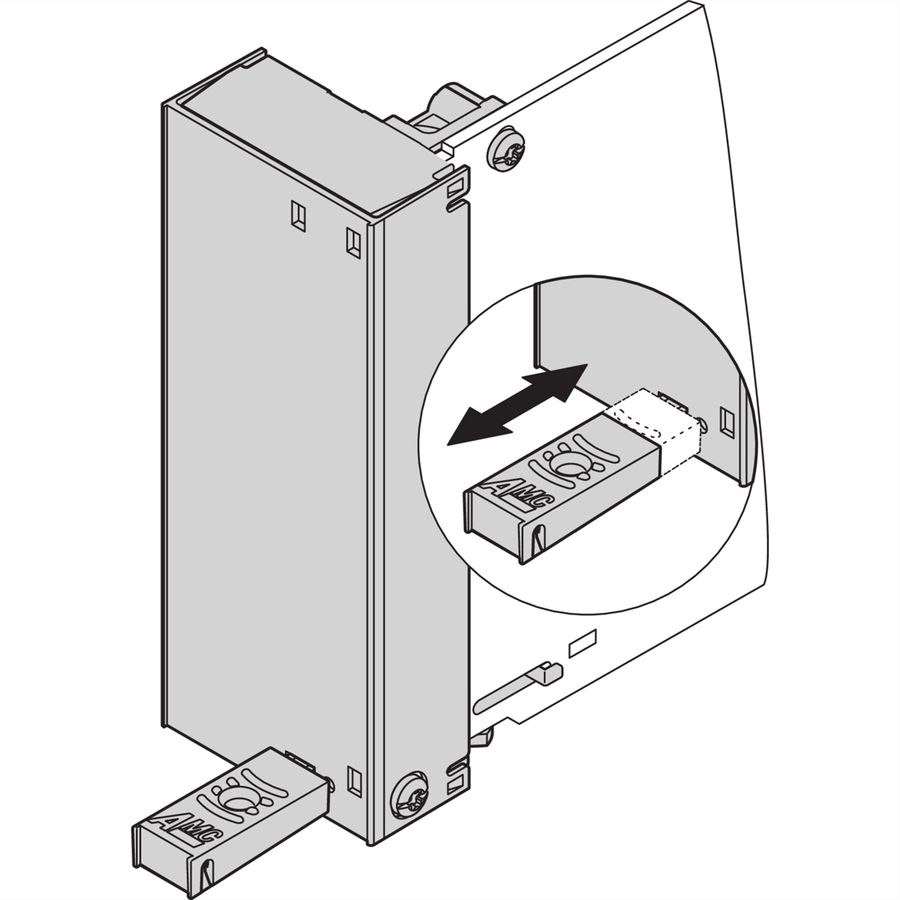 SCHROFF AMC Pull-Handle Mechanism, AMC.0 R2.0, Double Mid-Size