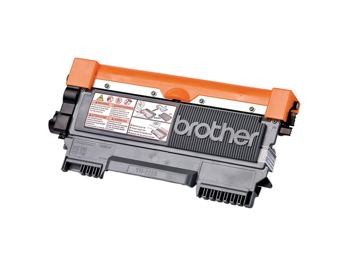 TN2220, TN-2220, BROTHER toner zwart voor ca. 2.600 pagina's, voor HL-2240, HL-2250DN, HL-2270DW, DCP-7060D, MFC-7360N, MFC-7460DN, MFC-7860DW