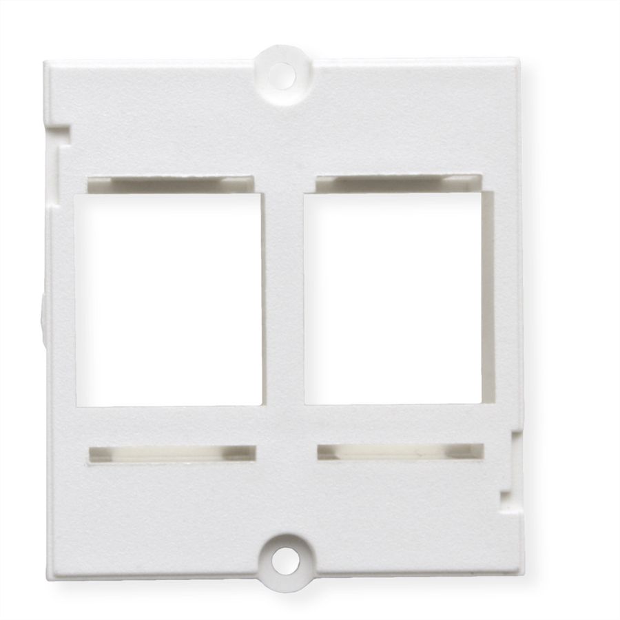 BACHMANN Custom Module Frame 2x Keystone, white