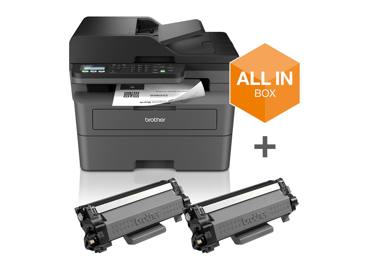 Brother MFC-L2827DWXL multifunctionele printer Laser A4 1200 x 1200 DPI 32 ppm Wifi