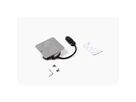 BACHMANN TWIST 2 1xCEE7/3 1xUSB A/C 22W 0.2m GST18 silver square
