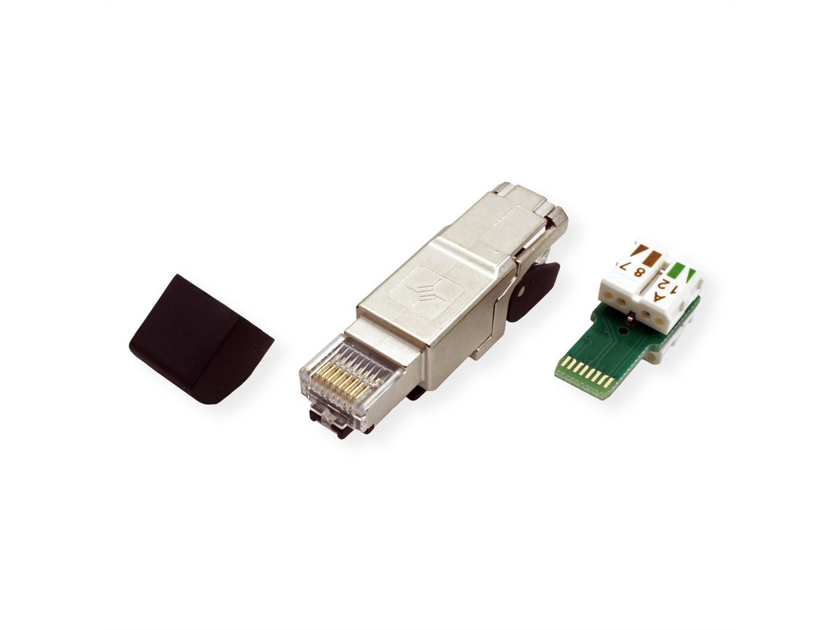 TELEGÄRTNER MFP8 RJ-45-connector Cat.6A (klasse EA) T568A voor veldmontage