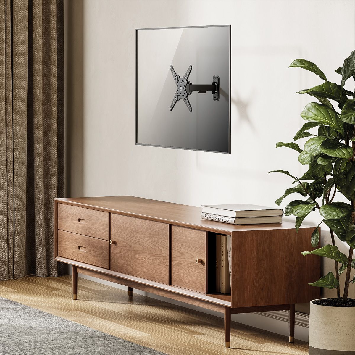 VALUE TV muurbeugel, 2 draaipunten, 13-43 inch, maximaal 20 kg