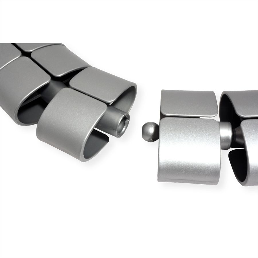 Kabelschlange® Premium Set Silber 75cm