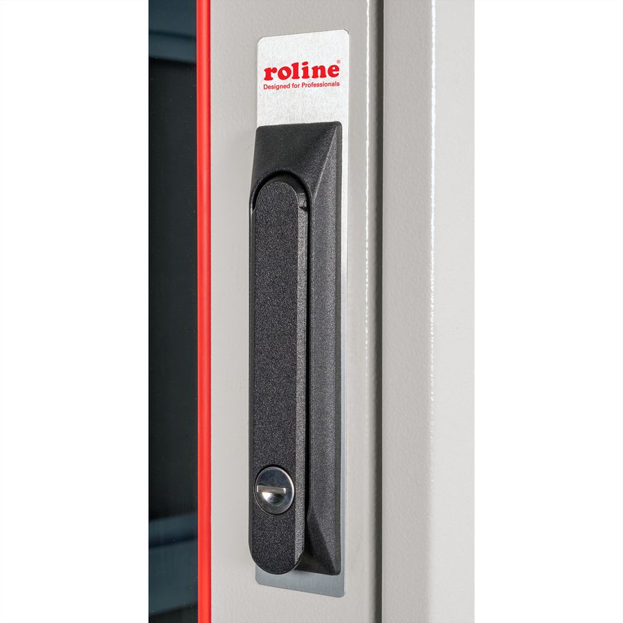 ROLINE 19-inch netwerkkast Pro 26 U, 600x800 BxD Glazen deur grijs