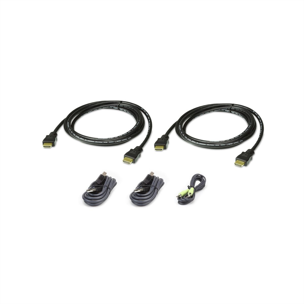 ATEN 2L-7D02UHX5 USB HDMI Dual Display Secure KVM Kabel Set