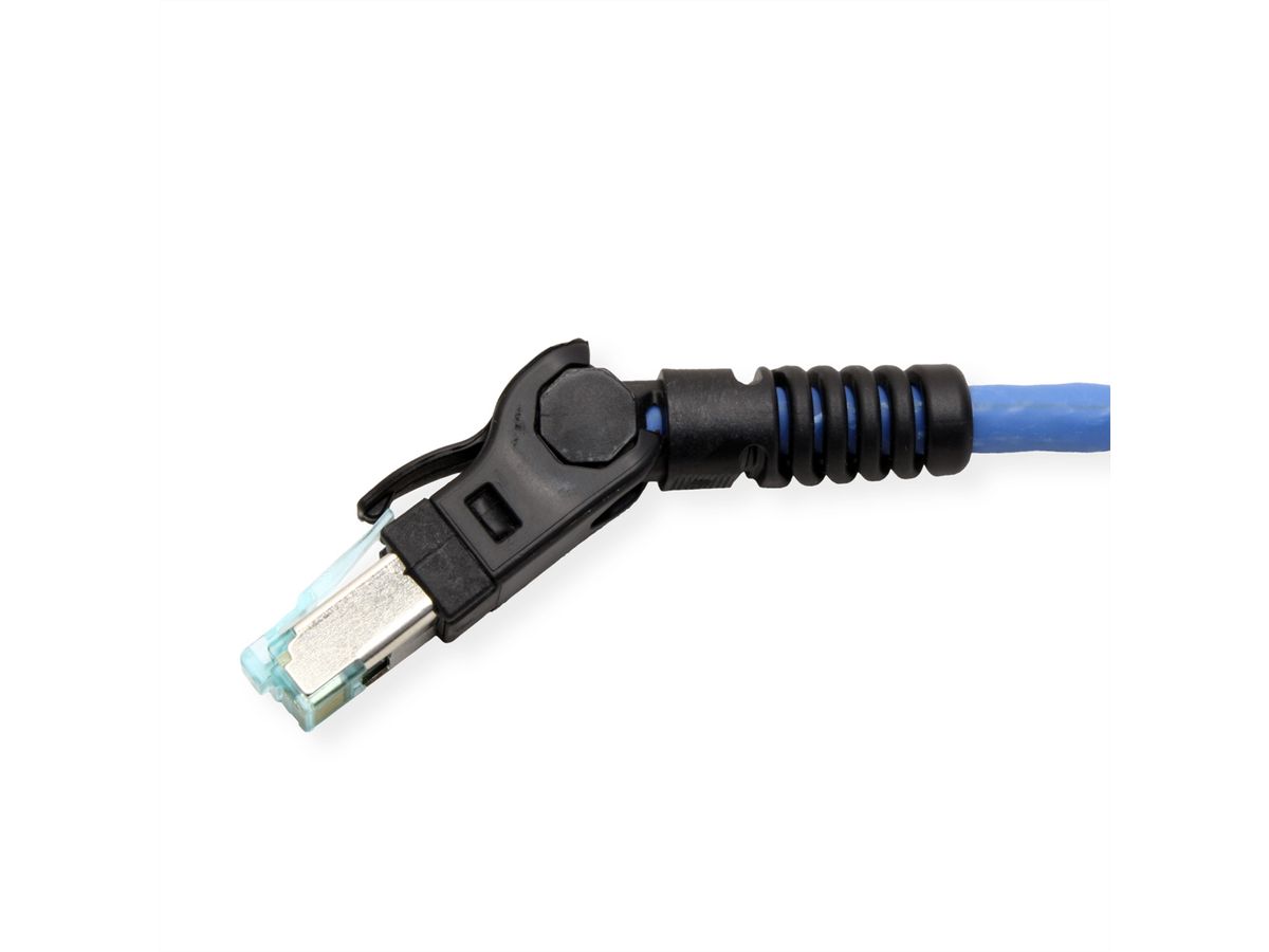 EasyLan VarioBoot patchkabel Cat.6A, S/FTP, blauw, 2 m