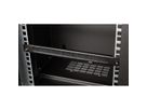 ROLINE 10-inch kabeldoorvoer, met borstelstrook 0.5HE zwart