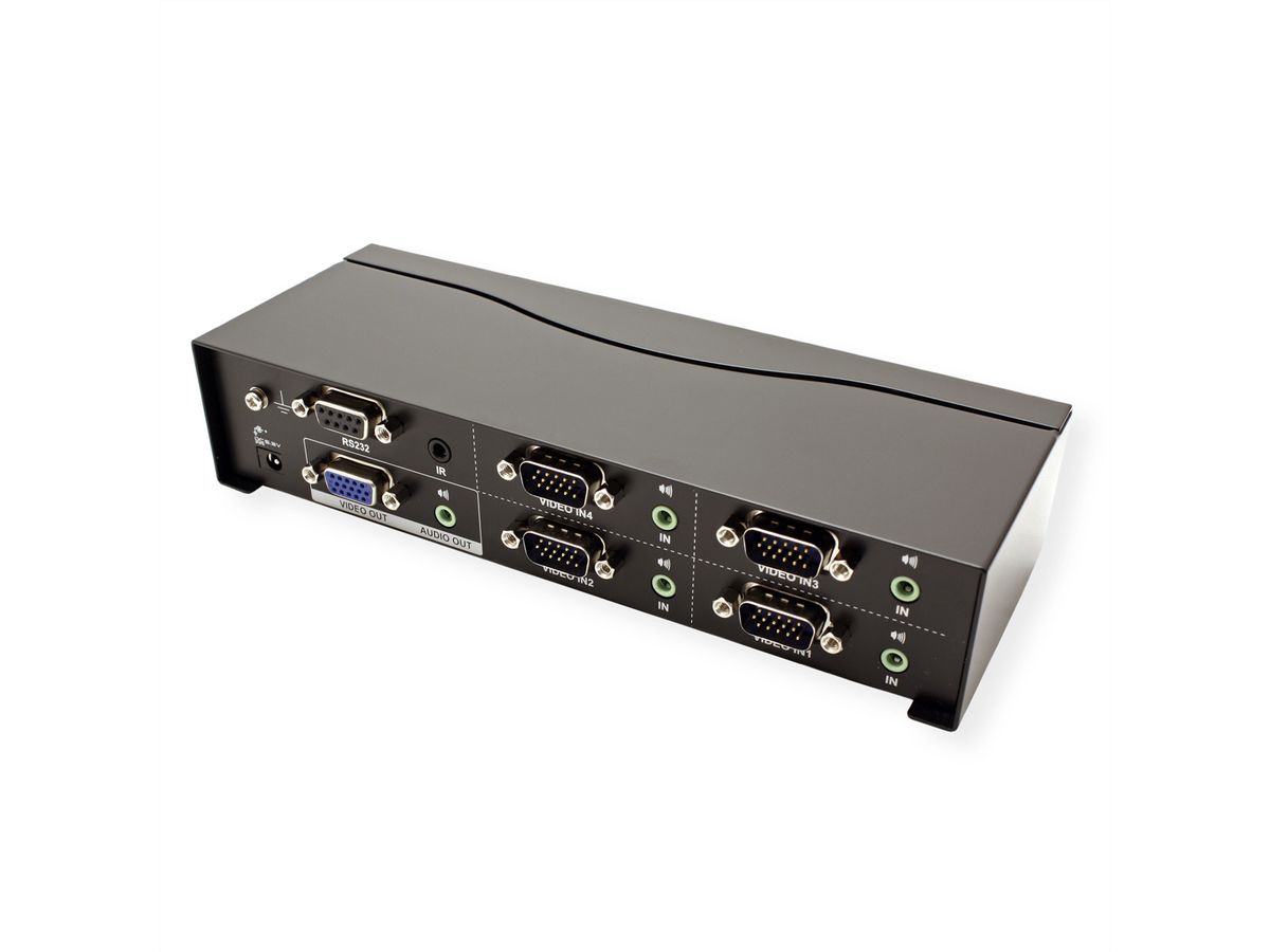 ATEN VS0401 VGA Switch 4-poorts, audio, RS232