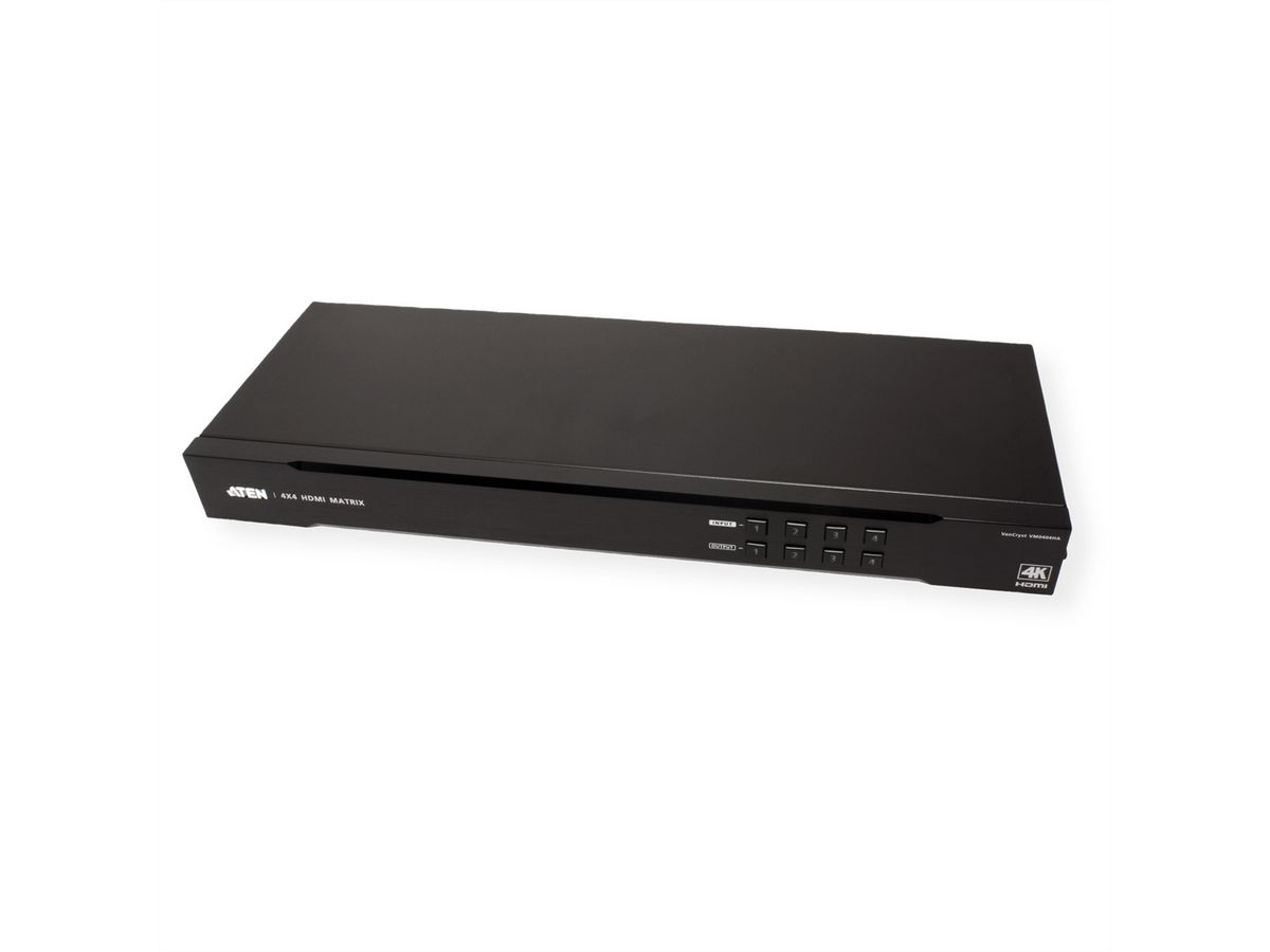ATEN VM0404HA 4 x 4 4K HDMI Audio Video Matrix Switch SECOMP Nederland GmbH