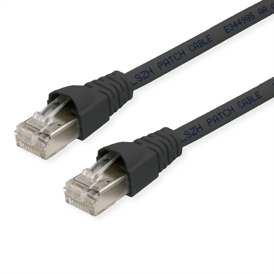 TELEGÄRTNER RJ45 Patch Cord S/FTP, Cat.6A, LSZH, black, 10 m