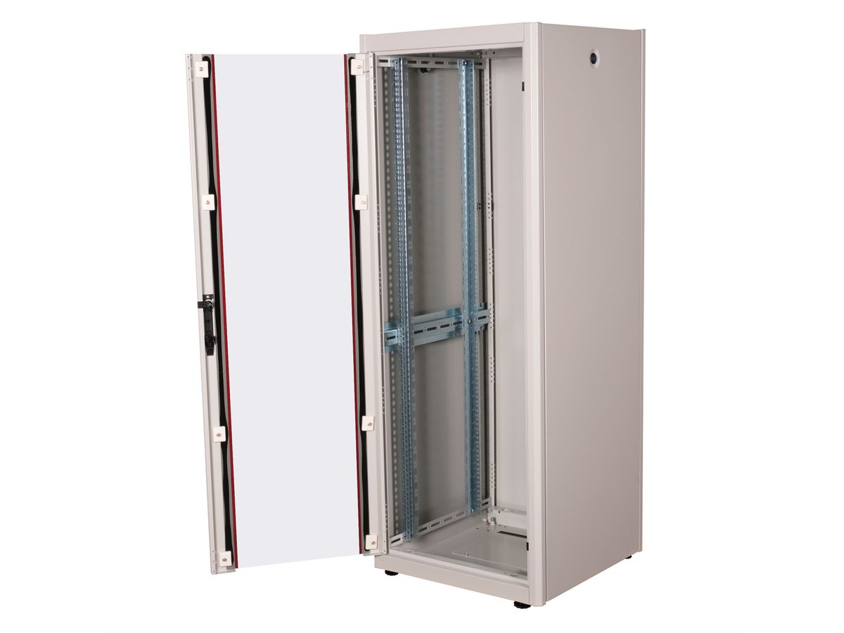 ROLINE 19-inch netwerkkast Basic 32 U, 600x600 BxD Glazen deur grijs