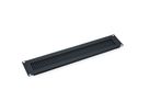 VALUE 19" ventilatie frontpaneel 2 HE, RAL 9005 zwart