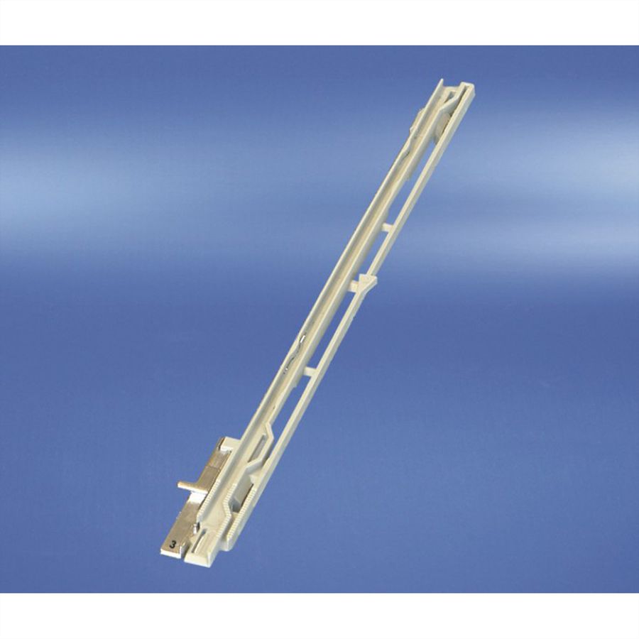 SCHROFF MTCA geleiderail, grijs, bodem, voor MCH modulen, tand 3, 10 stuks