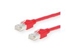 KERPEN D1-20 SF/U konf.Cat.5e (Class D), HiRose, crossed, rood, 2 m