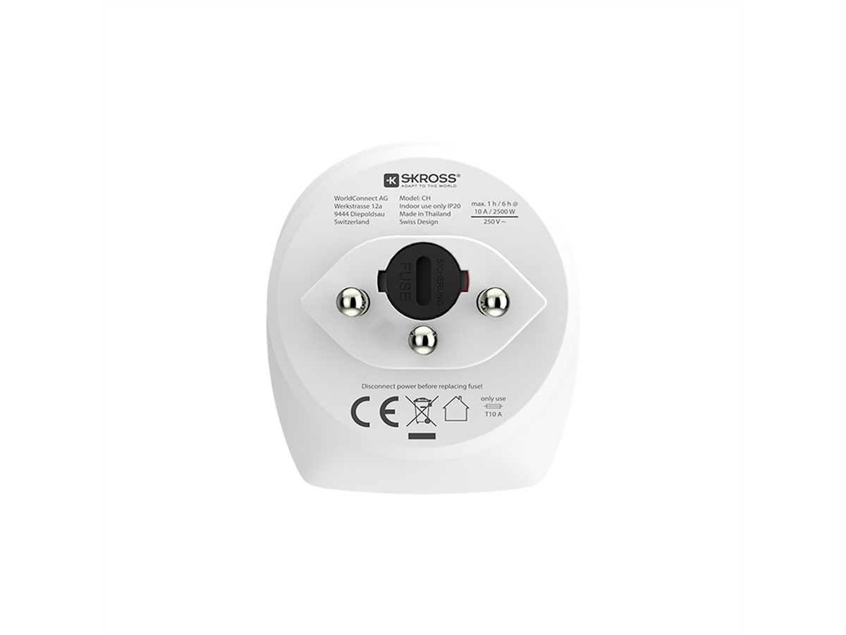 Skross Combo World to Switzerland Compact Adapter Set