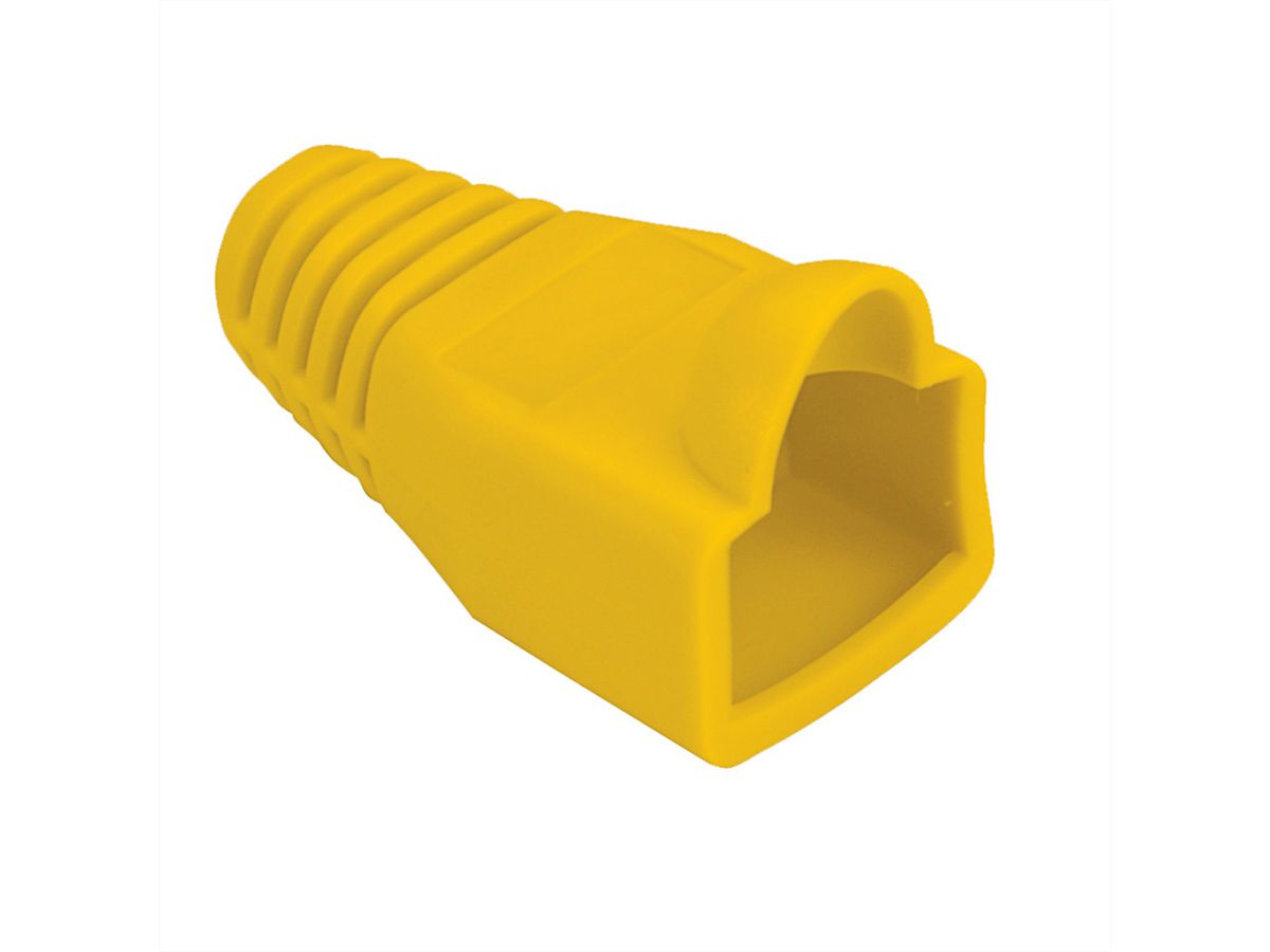 Tule geel voor RJ45, 10 Sts