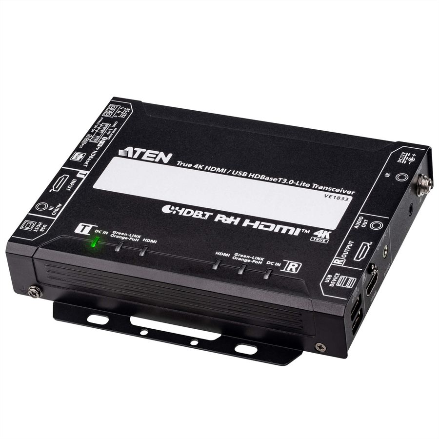 ATEN VE1833 True 4K HDMI USB HDBaseT 3.0 Lite-transceiver met PoH