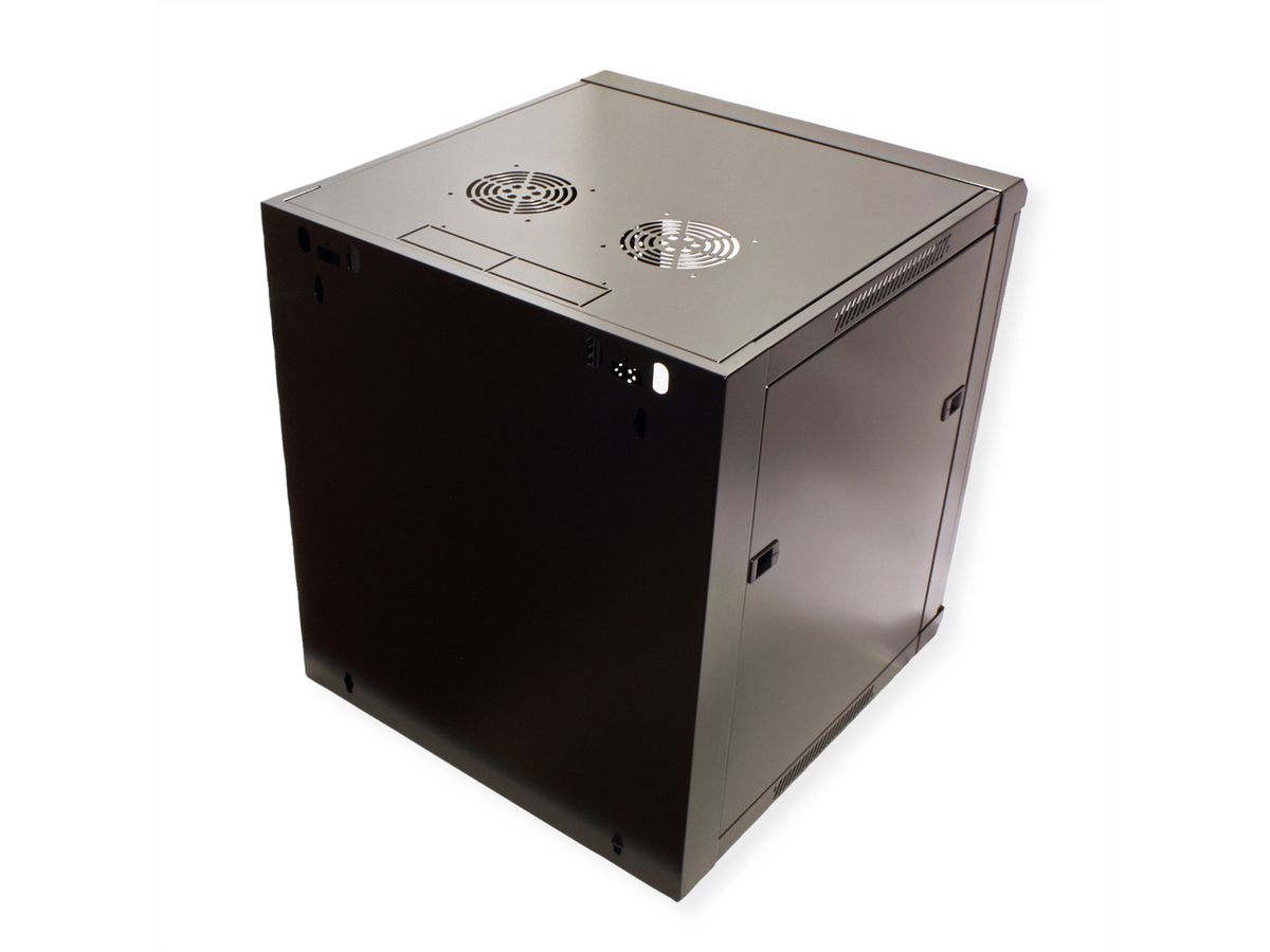 VALUE 19" Wall Mount Rack 12U, 640x570x600 mm (HxWxD), black